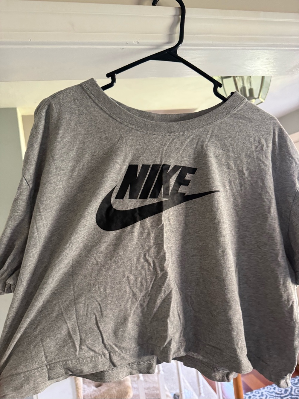 Nike Grey The Nike Tee with Black Logo
